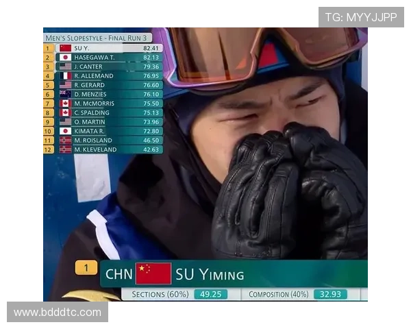 苏翊鸣冬奥首金泪洒夺冠赛场上